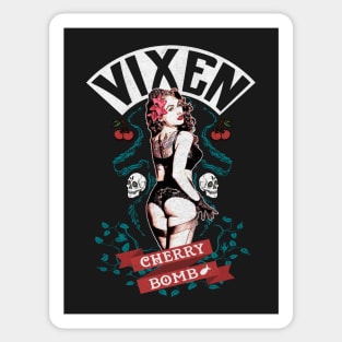 Cherry Bomb Vixen Sticker